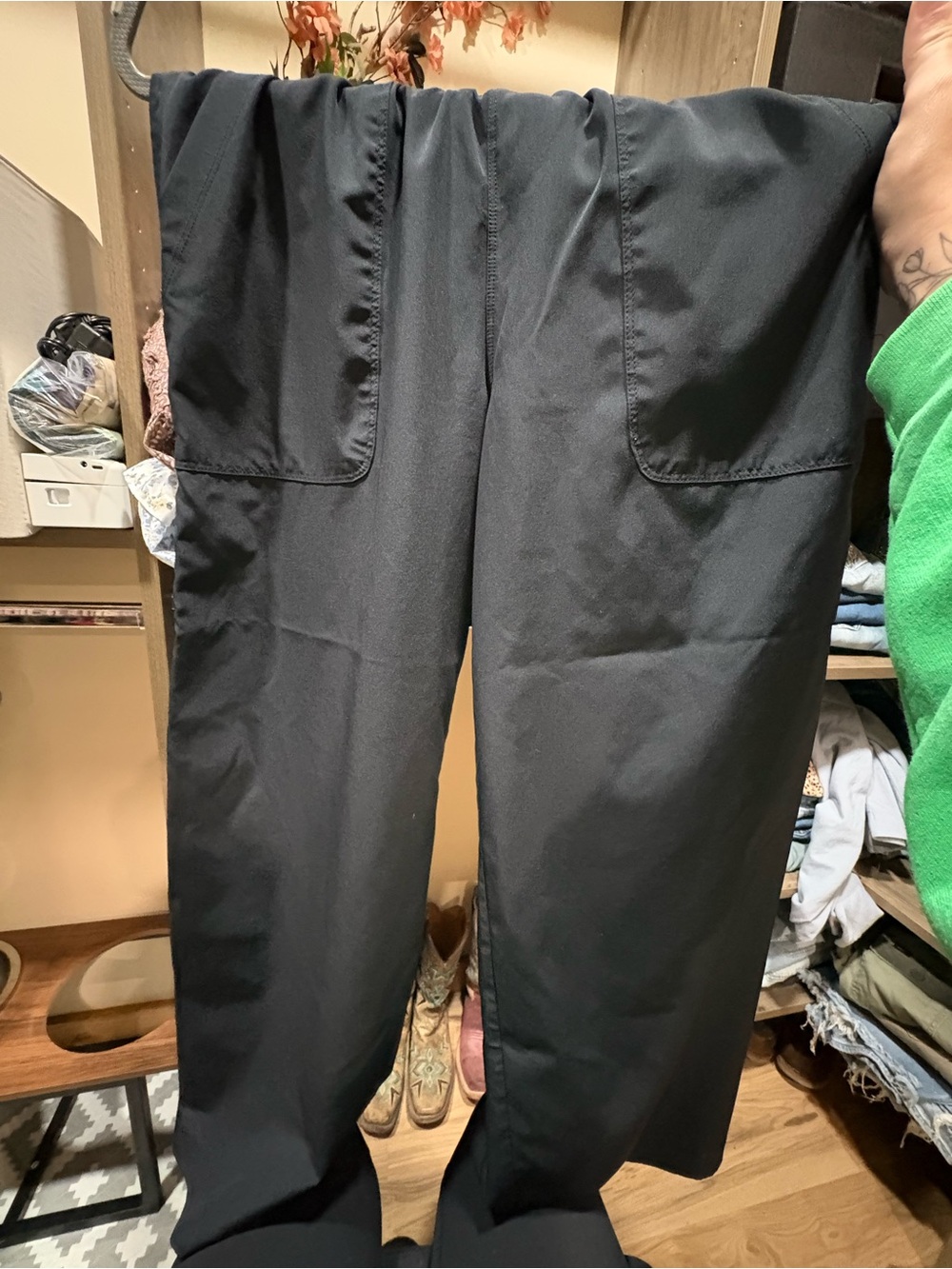 Mondetta Men's Black Straight-Leg Work Pants